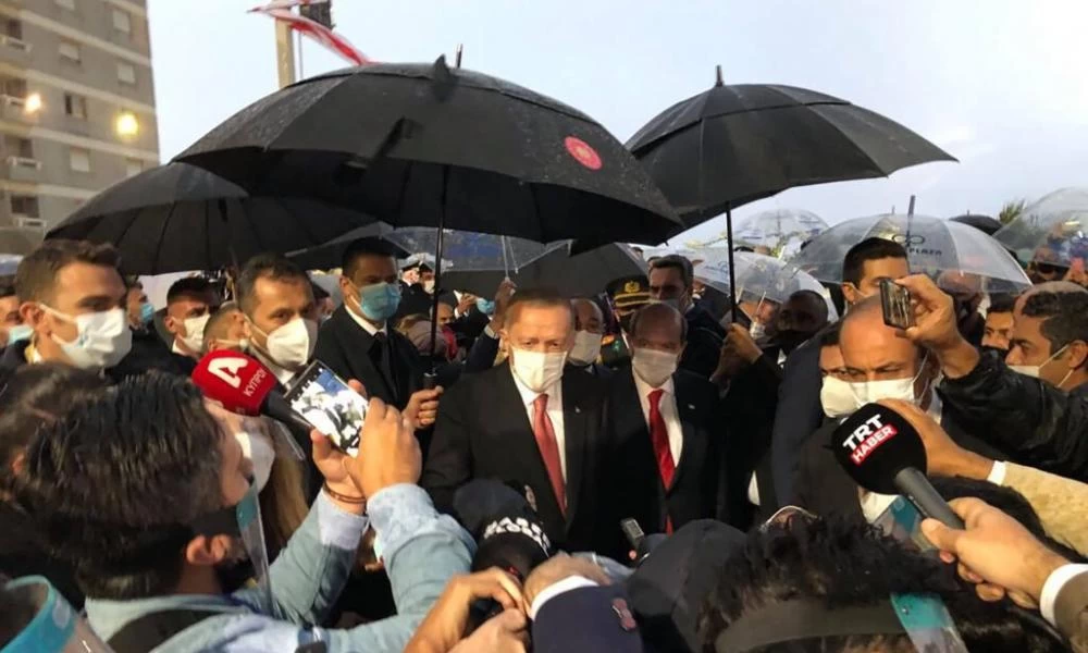 Πάτησε το πόδι του στα Βαρώσια ο Ερντογάν